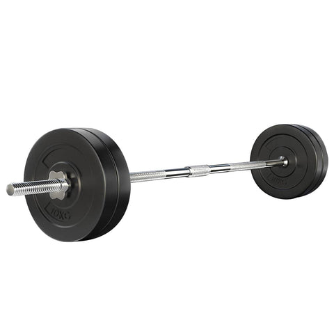 darrahopens Sports & Fitness > Fitness Accessories 48KG Barbell Weight Set Plates Bar Bench Press Fitness Exercise Home Gym 168cm