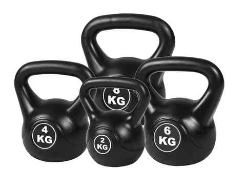 darrahopens Sports & Fitness > Fitness Accessories 4pcs Exercise Kettle Bell Weight Set 20KG
