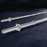 darrahopens Sports & Fitness > Fitness Accessories 5.5FT Barbell Bar Steel Fitness Exercise Weight Press Gym Home 168CM
