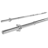 darrahopens Sports & Fitness > Fitness Accessories 5.5FT Barbell Bar Steel Fitness Exercise Weight Press Gym Home 168CM