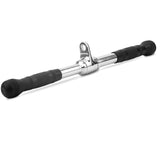 Darrahopens Sports & Fitness > Fitness Accessories 50cm Tricep Press Pulldown Bar Cable Machine LAT Pull down Bar Rotating straight Bar