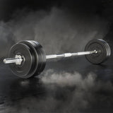 darrahopens Sports & Fitness > Fitness Accessories 58KG Barbell Weight Set Plates Bar Bench Press Fitness Exercise Home Gym 168cm
