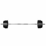 darrahopens Sports & Fitness > Fitness Accessories 58KG Barbell Weight Set Plates Bar Bench Press Fitness Exercise Home Gym 168cm