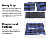 darrahopens Sports & Fitness > Fitness Accessories 5kg Adjustable Ankle/Wrist Weight Straps