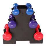 darrahopens Sports & Fitness > Fitness Accessories 6-Piece Dumbbell Set with Rack