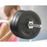 darrahopens Sports & Fitness > Fitness Accessories 68KG Barbell Weight Set Plates Bar Bench Press Fitness Exercise Home Gym 168cm