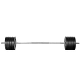 darrahopens Sports & Fitness > Fitness Accessories 88KG Barbell Weight Set Plates Bar Bench Press Fitness Exercise Home Gym 168cm