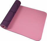 darrahopens Sports & Fitness > Fitness Accessories 8mm TPE Yoga Mat Exercise Fitness Gym Pilates Non Slip Dual Layer