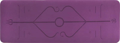 darrahopens Sports & Fitness > Fitness Accessories 8mm TPE Yoga Mat Exercise Fitness Gym Pilates Non Slip Dual Layer