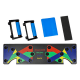 darrahopens Sports & Fitness > Fitness Accessories 9 in 1 Push Up Board Yoga Bands Fitness Workout Train Gym Exercise Pushup Stand