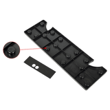 darrahopens Sports & Fitness > Fitness Accessories 9 in 1 Push Up Board Yoga Bands Fitness Workout Train Gym Exercise Pushup Stand