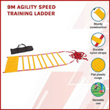 darrahopens Sports & Fitness > Fitness Accessories 9m Agility Speed Training Ladder
