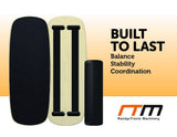 darrahopens Sports & Fitness > Fitness Accessories Balance Board Trainer with Stopper Wobble Roller