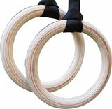 darrahopens Sports & Fitness > Fitness Accessories Birch Wood Gymnastic Rings