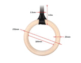 darrahopens Sports & Fitness > Fitness Accessories Birch Wood Gymnastic Rings