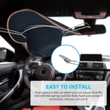 darrahopens Sports & Fitness > Fitness Accessories Car Hat Holder Saver Spring Steel Hat Load Cover Riding Helmet Cowboy Hat
