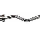 darrahopens Sports & Fitness > Fitness Accessories Chrome Olympic Curl Bar Barbell Heavy Duty EZ with Spring Collars