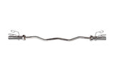 darrahopens Sports & Fitness > Fitness Accessories Chrome Olympic Curl Bar Barbell Heavy Duty EZ with Spring Collars