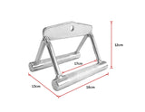 darrahopens Sports & Fitness > Fitness Accessories Close Grip Seated Row Handle Bar Triangle Cable Attachment