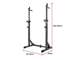 darrahopens Sports & Fitness > Fitness Accessories Commercial Squat Rack Adjustable Pair Fitness Exercise Weight Lifting Gym Barbell Stand