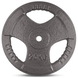 Darrahopens Sports & Fitness > Fitness Accessories CORTEX 20kg Tri-Grip Standard Plate 25mm (Pair)
