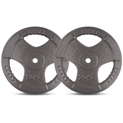 Darrahopens Sports & Fitness > Fitness Accessories CORTEX 20kg Tri-Grip Standard Plate 25mm (Pair)