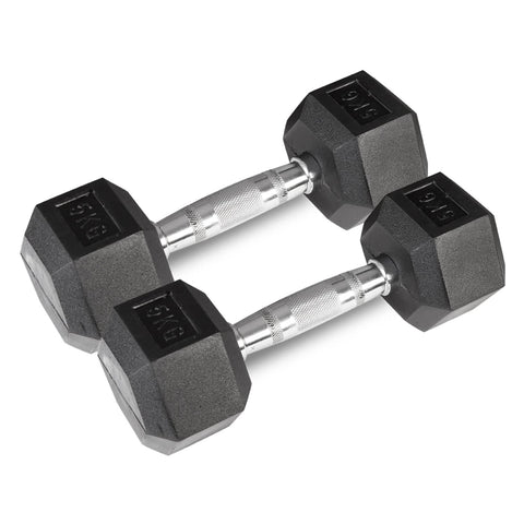Darrahopens Sports & Fitness > Fitness Accessories CORTEX 5kg Hex Dumbbell (Pair)