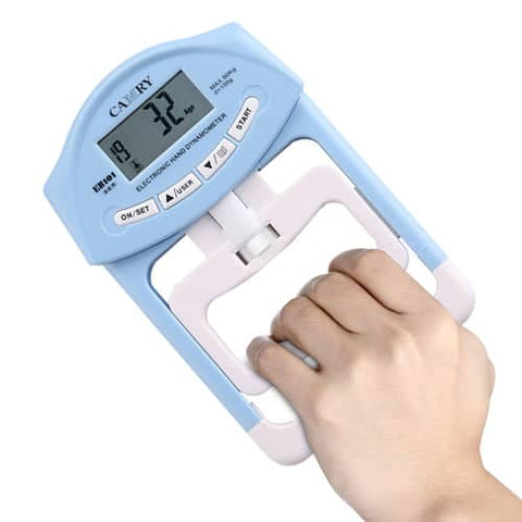 Darrahopens Sports & Fitness > Fitness Accessories Digital Dynamometer Hand Grip Strength Muscle Tester Electronic Power Measure