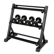 darrahopens Sports & Fitness > Fitness Accessories Dumbbell Rack Storage Stand Hex Weight Heavy Duty 3 Tier Wide Home Gym Fitness
