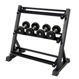darrahopens Sports & Fitness > Fitness Accessories Dumbbell Rack Storage Stand Hex Weight Heavy Duty 3 Tier Wide Home Gym Fitness