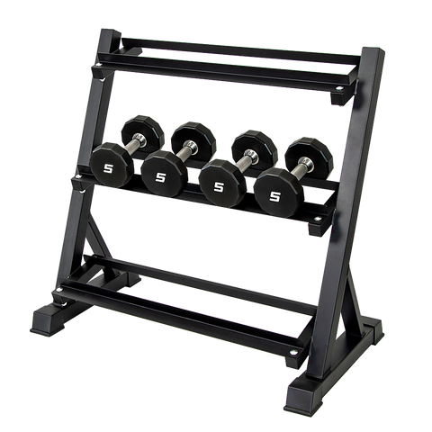 darrahopens Sports & Fitness > Fitness Accessories Dumbbell Rack Storage Stand Hex Weight Heavy Duty 3 Tier Wide Home Gym Fitness
