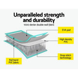 darrahopens Sports & Fitness > Fitness Accessories Everfit 3m x 1m Air Track Mat Gymnastic Tumbling Mint Green and Grey