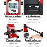 darrahopens Sports & Fitness > Fitness Accessories Everfit 4 Level Rowing Exercise Machine