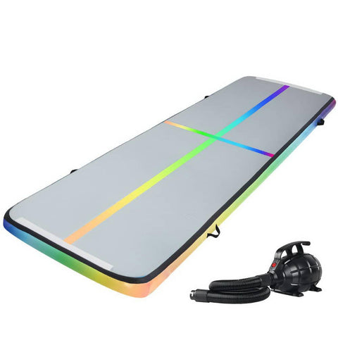 darrahopens Sports & Fitness > Fitness Accessories Everfit 4M Air Track Gymnastics Tumbling Exercise Mat Inflatable Mats + Pump