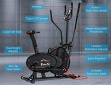darrahopens Sports & Fitness > Fitness Accessories Everfit 5in1 Elliptical Cross Trainer Exercise Bike Bicycle Home Gym Fitness Machine Running Walking