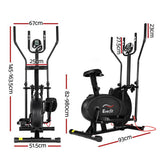 darrahopens Sports & Fitness > Fitness Accessories Everfit 5in1 Elliptical Cross Trainer Exercise Bike Bicycle Home Gym Fitness Machine Running Walking