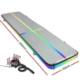 darrahopens Sports & Fitness > Fitness Accessories Everfit 5M Air Track Gymnastics Tumbling Exercise Mat Inflatable Mats + Pump