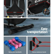 darrahopens Sports & Fitness > Fitness Accessories Everfit 6in1 Elliptical Cross Trainer Exercise Bike Bicycle Home Gym Fitness Machine Running Walking