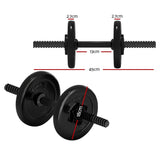 darrahopens Sports & Fitness > Fitness Accessories Everfit 7KG Dumbbells Dumbbell Set Weight Plates Home Gym Fitness Exercise