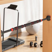 Darrahopens Sports & Fitness > Fitness Accessories Everfit Adjustable Doorway Pull-Up Bar 70CM-95CM Chin-Up Bar with Level Meter