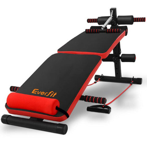 darrahopens Sports & Fitness > Fitness Accessories Everfit Adjustable Sit Up Bench Press Weight Gym Home Exercise Fitness Decline