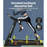 darrahopens Sports & Fitness > Fitness Accessories Everfit Electric Treadmill 420mm 18kmh Home Gym Exercise Machine Fitness Equipment Physical