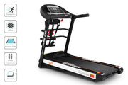 darrahopens Sports & Fitness > Fitness Accessories Everfit Electric Treadmill 450mm 18kmh 3.5HP Auto Incline Home Gym Run Exercise Machine Fitness Dumbbell Massager Sit Up Bar
