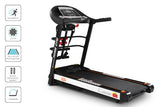 darrahopens Sports & Fitness > Fitness Accessories Everfit Electric Treadmill 450mm 18kmh 3.5HP Auto Incline Home Gym Run Exercise Machine Fitness Dumbbell Massager Sit Up Bar