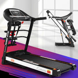 darrahopens Sports & Fitness > Fitness Accessories Everfit Electric Treadmill 450mm 18kmh 3.5HP Auto Incline Home Gym Run Exercise Machine Fitness Dumbbell Massager Sit Up Bar