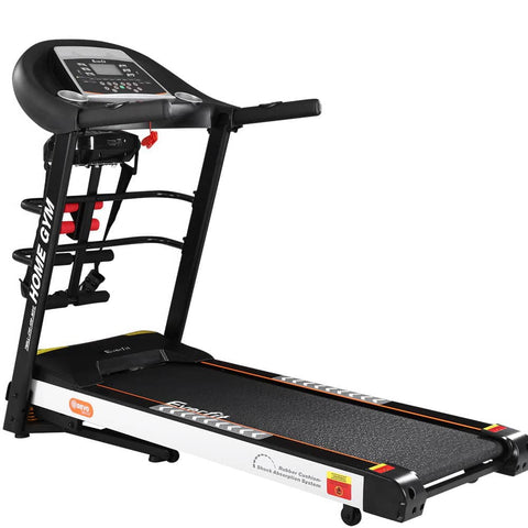 darrahopens Sports & Fitness > Fitness Accessories Everfit Electric Treadmill 450mm 18kmh 3.5HP Auto Incline Home Gym Run Exercise Machine Fitness Dumbbell Massager Sit Up Bar