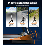 darrahopens Sports & Fitness > Fitness Accessories Everfit Electric Treadmill 45cm Incline Running Home Gym Fitness Machine Black