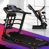 darrahopens Sports & Fitness > Fitness Accessories Everfit Electric Treadmill 480mm 18kmh 3.5HP Auto Incline Home Gym Run Exercise Machine Fitness Dumbbell Massager Sit Up Bar
