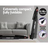 darrahopens Sports & Fitness > Fitness Accessories Everfit Electric Treadmill Home Gym Exercise Running Machine Fitness Equipment Compact Fully Foldable 420mm Belt Black