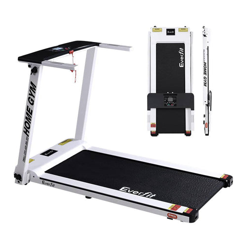 darrahopens Sports & Fitness > Fitness Accessories Everfit Electric Treadmill Home Gym Exercise Running Machine Fitness Equipment Compact Fully Foldable 420mm Belt White